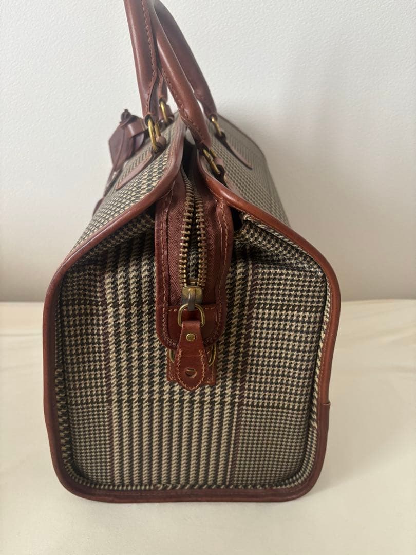 【美品】ポロ ラルフローレン 千鳥格子 チェック ボストンバッグ 2way