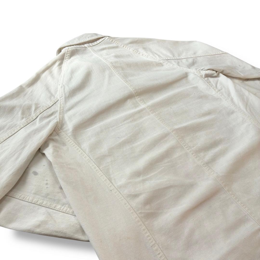 30〜40s WWII White COVERALLS 大戦 カバーオール 白