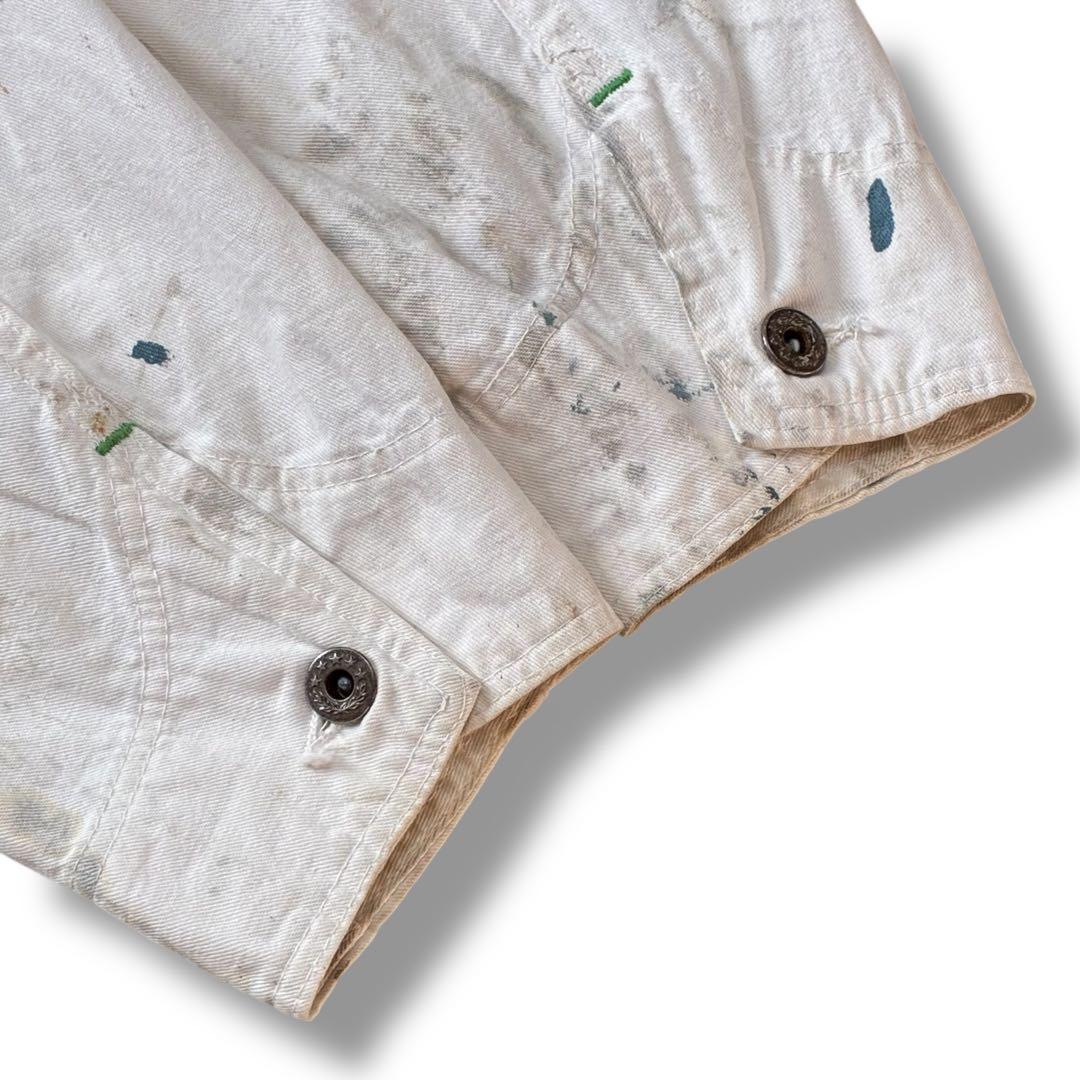 30〜40s WWII White COVERALLS 大戦 カバーオール 白