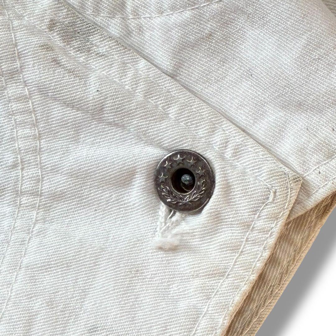 30〜40s WWII White COVERALLS 大戦 カバーオール 白