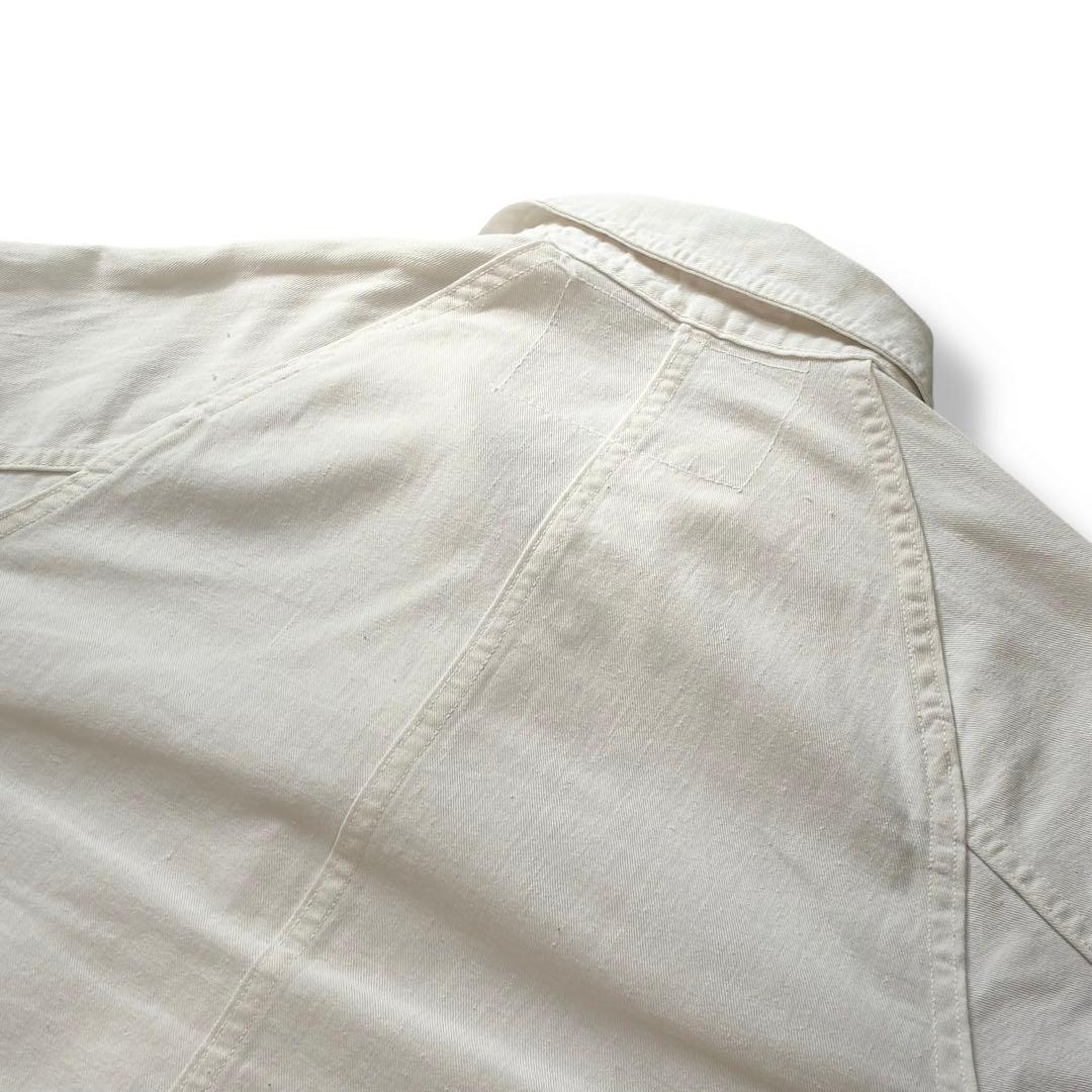 30〜40s WWII White COVERALLS 大戦 カバーオール 白