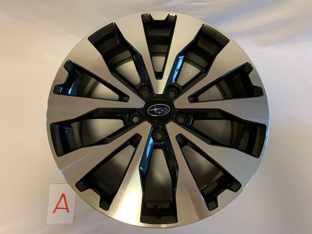 4本セット 18×7J 5x114.3 +55 ENKEI製SUBARU純正