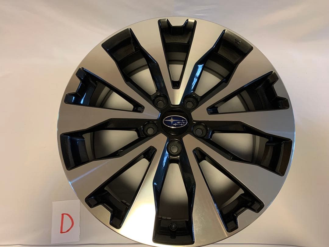 4本セット 18×7J 5x114.3 +55 ENKEI製SUBARU純正