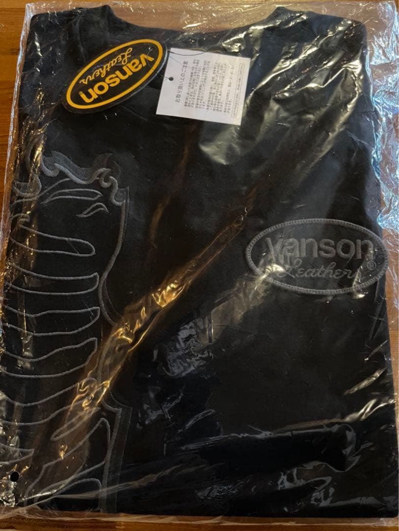 新品vanson バンソン✖️ヒューマンボーン＆ファイヤーデザインTシャツ　XL