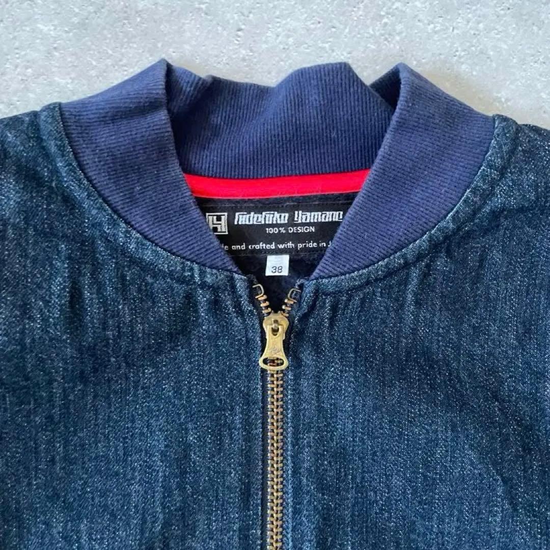 鮭*虎様 EVISU combination jacket エヴィスカ デニムブ
