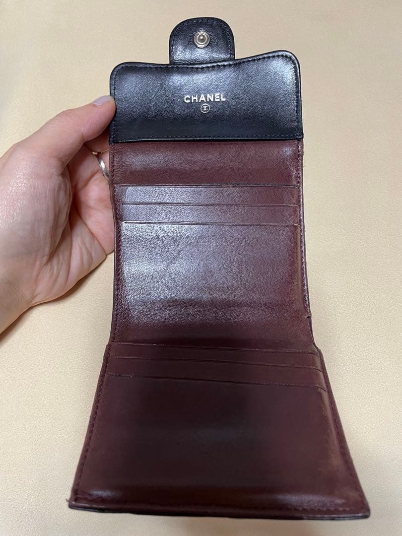 CHANEL 三つ折り折り　財布