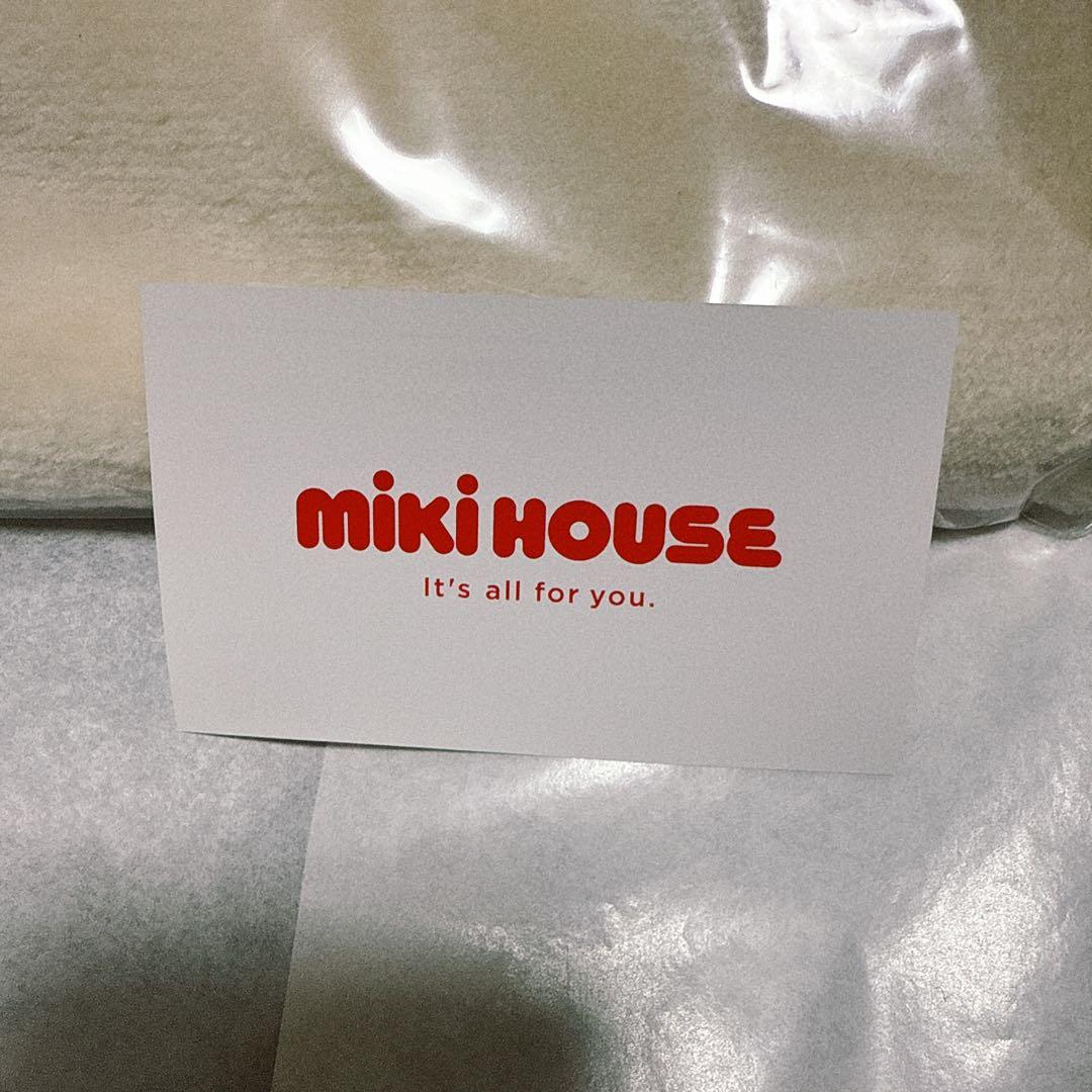 MIKI HOUSE コットンスリーパー クリーム色