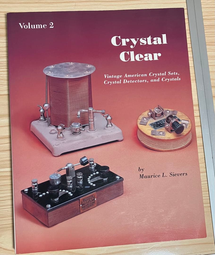 Crystal Clear volume1&2 (鉱石ラジオ)の2冊　貴重本