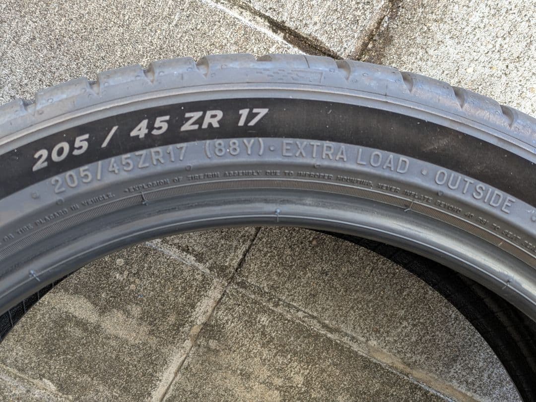ニ*コ様 ミシュラン パイロットスポーツ5 205/45R17 2本