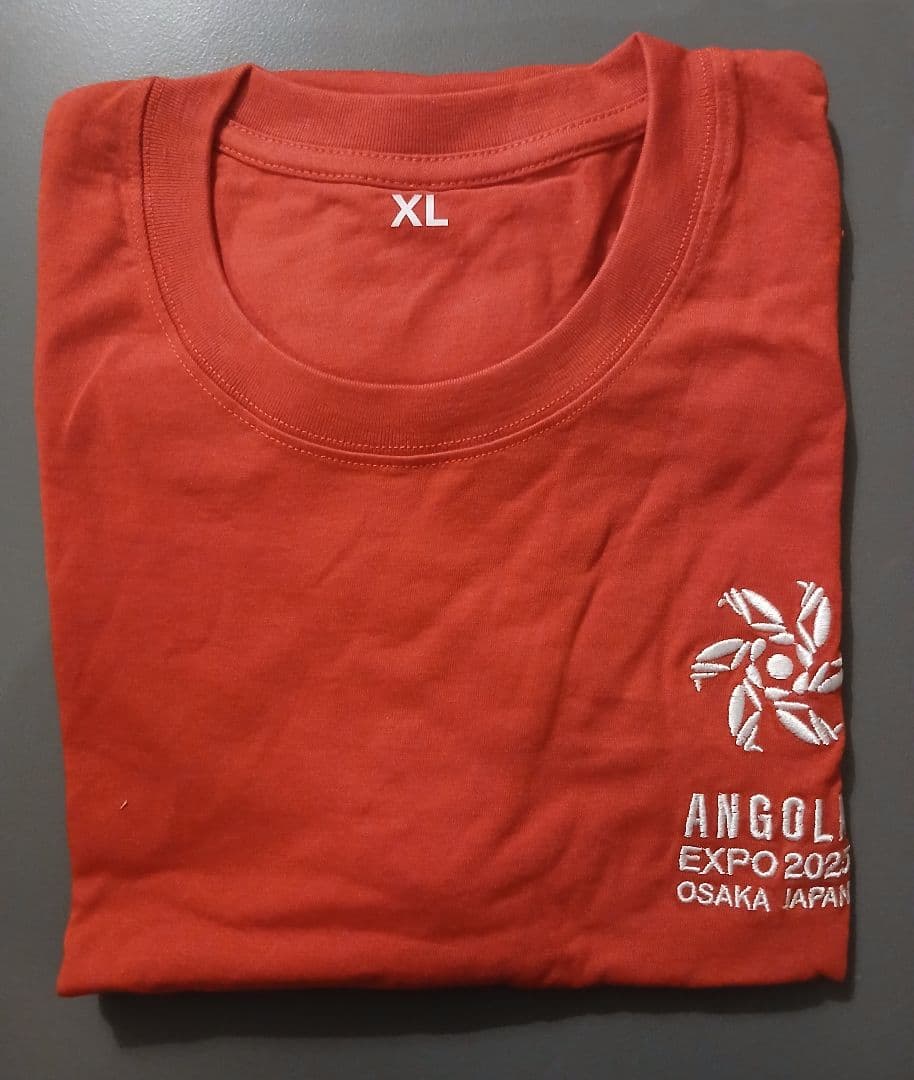 万博2025アンゴラTシャツ 3枚セットＸＬ + M + L と ピン3個セット