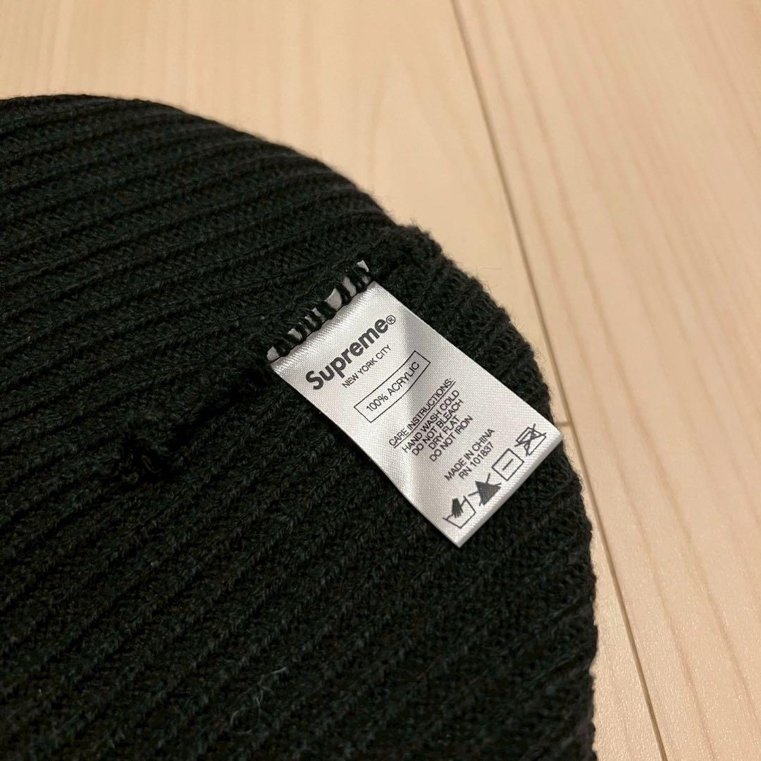 Supreme Cuff Logo クラシックロゴ ニット帽 ビーニー 古着