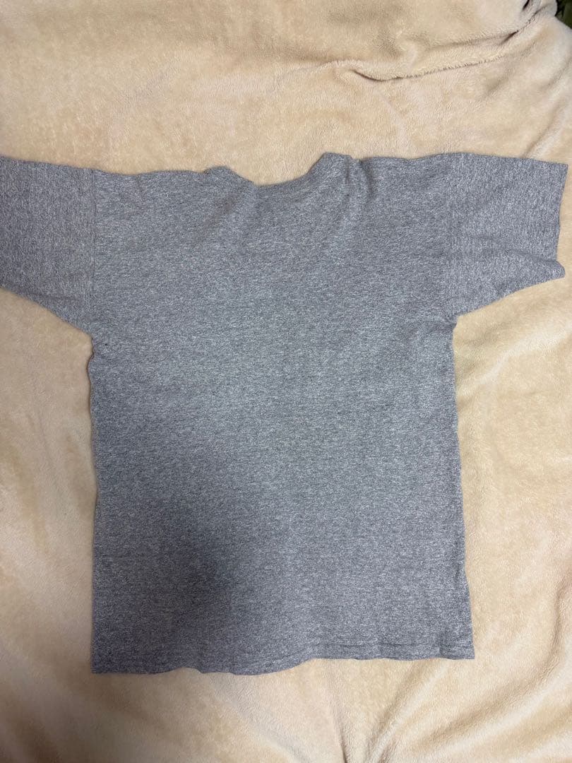 Champion VネックTシャツ 無地　88/12 USA製 80s 古着