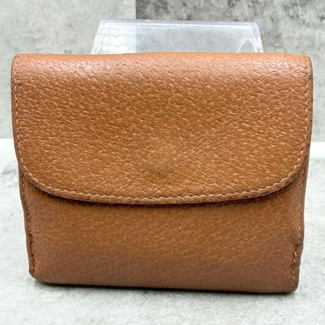 美品 グッチ オールドグッチ ソフトビット コンパクトウォレット 二つ折り財布