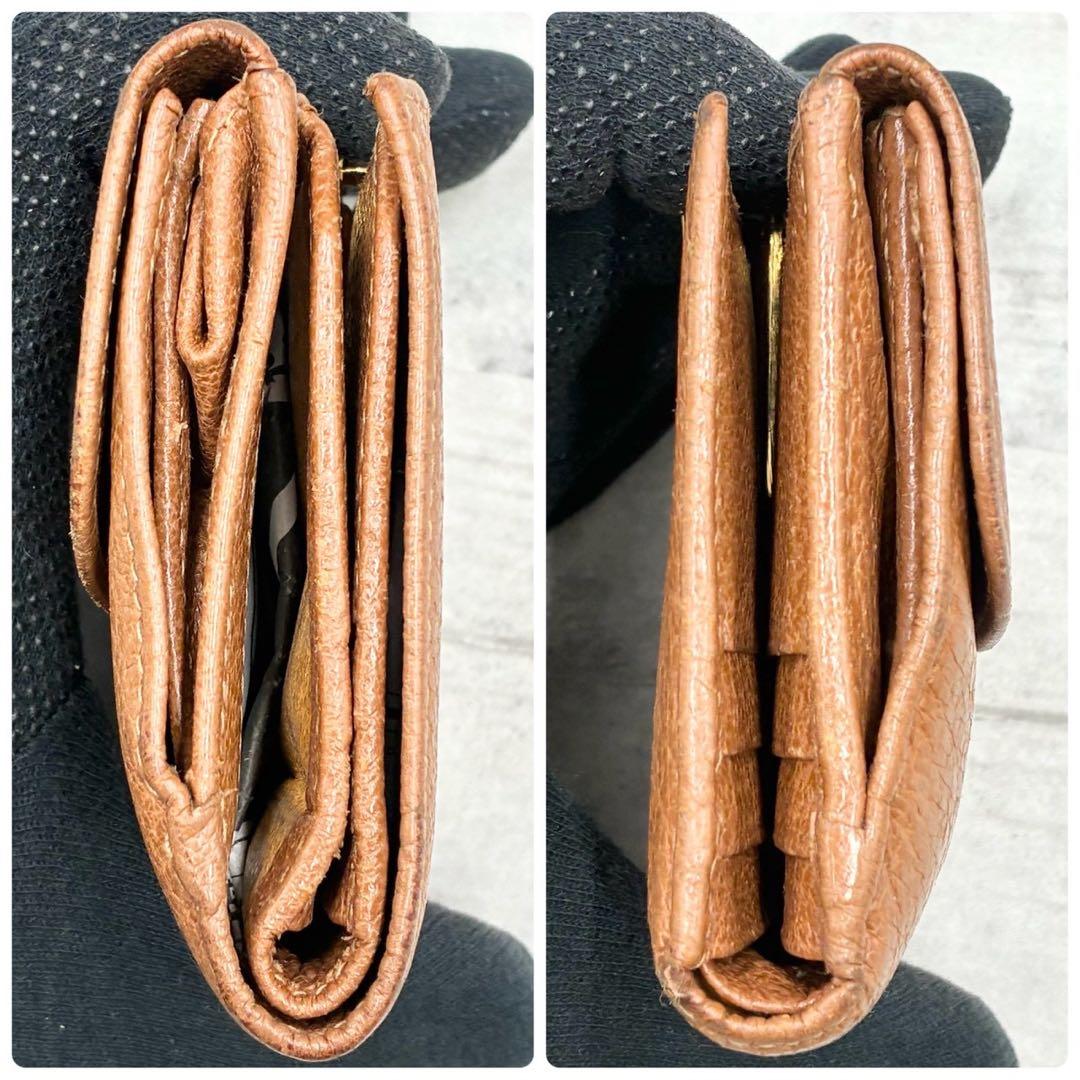 美品 グッチ オールドグッチ ソフトビット コンパクトウォレット 二つ折り財布
