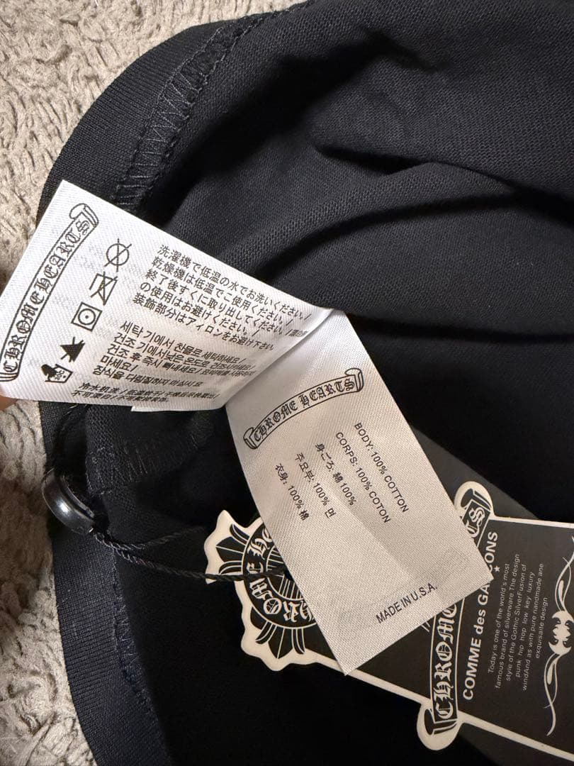 Chrome Hearts クロムハーツ ホースシュー Tシャツ ブラック S
