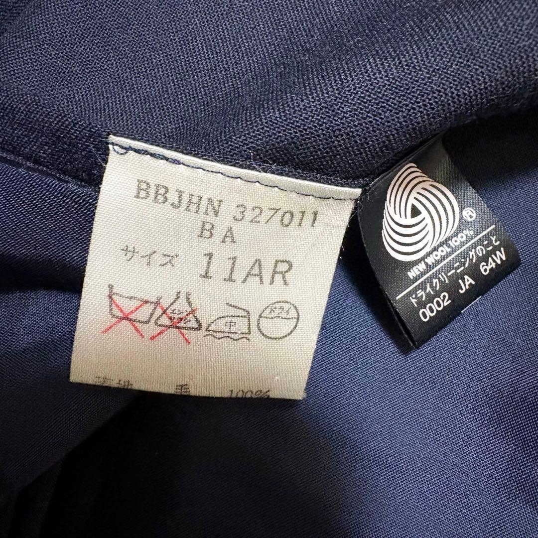 美品 Brooks Brothers 紺ブレ ダブル テーラードジャケット