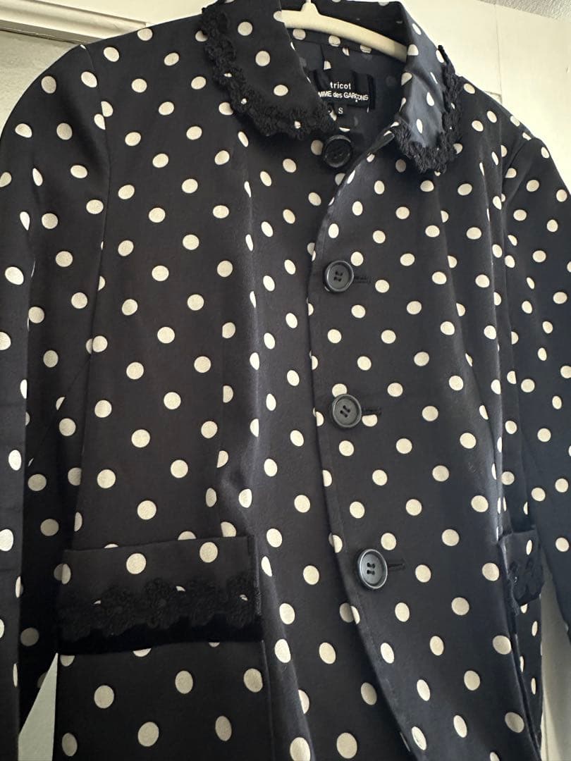 【美品】tricot COMME des GARCONS ドット柄 ジャケット
