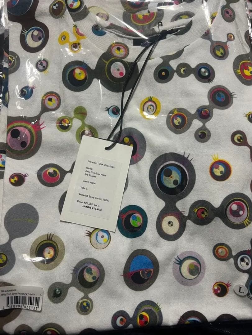 Niina着用　村上隆　Jelly Fish Eyes Print S/S L