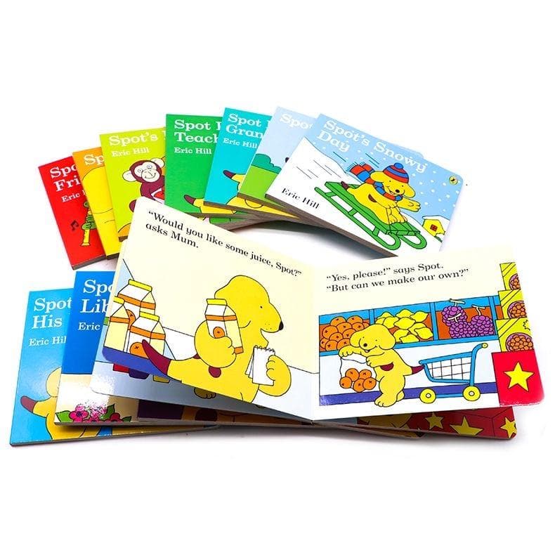 Spots Story Library 12冊 Eric Hill 英語 絵本