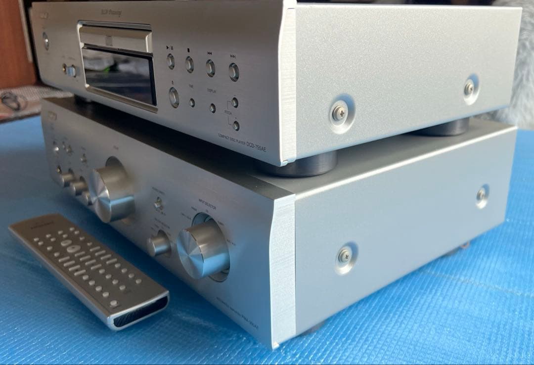 【完動品】DENON PMA-390AEアンプ DCD-755AE CDプレーヤ