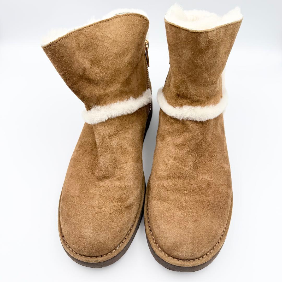 箱付き　UGG　アグ　ムートンブーツ　ラックススピルシームミニ　25cm