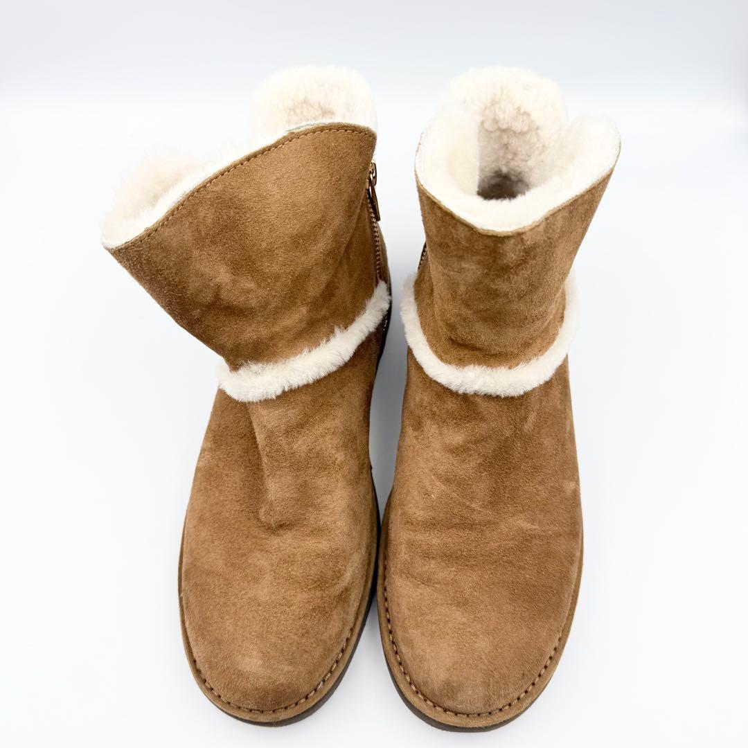 箱付き　UGG　アグ　ムートンブーツ　ラックススピルシームミニ　25cm