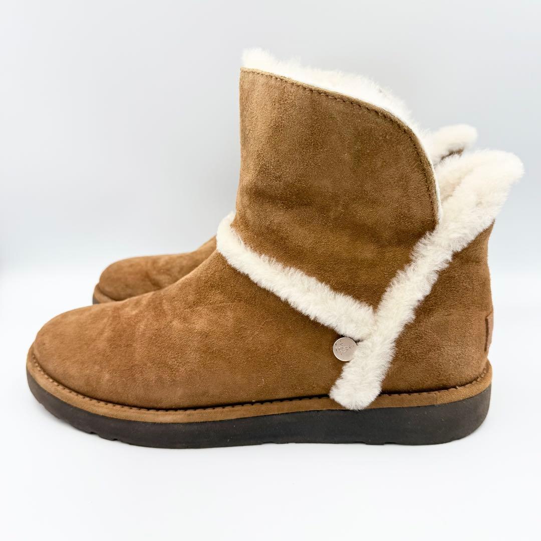箱付き　UGG　アグ　ムートンブーツ　ラックススピルシームミニ　25cm