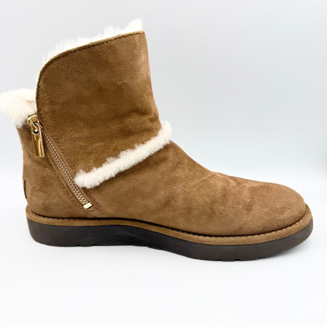 箱付き　UGG　アグ　ムートンブーツ　ラックススピルシームミニ　25cm