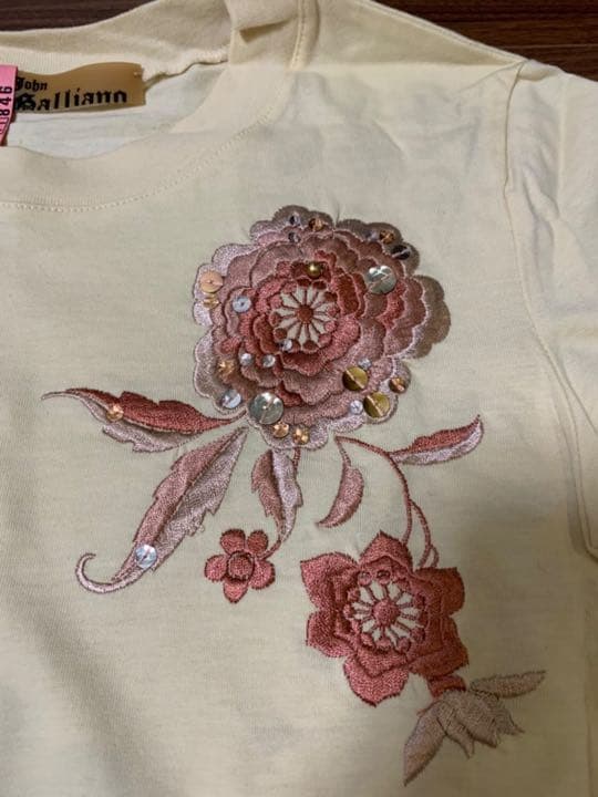 ジョンガリアーノ　刺繍Tシャツ