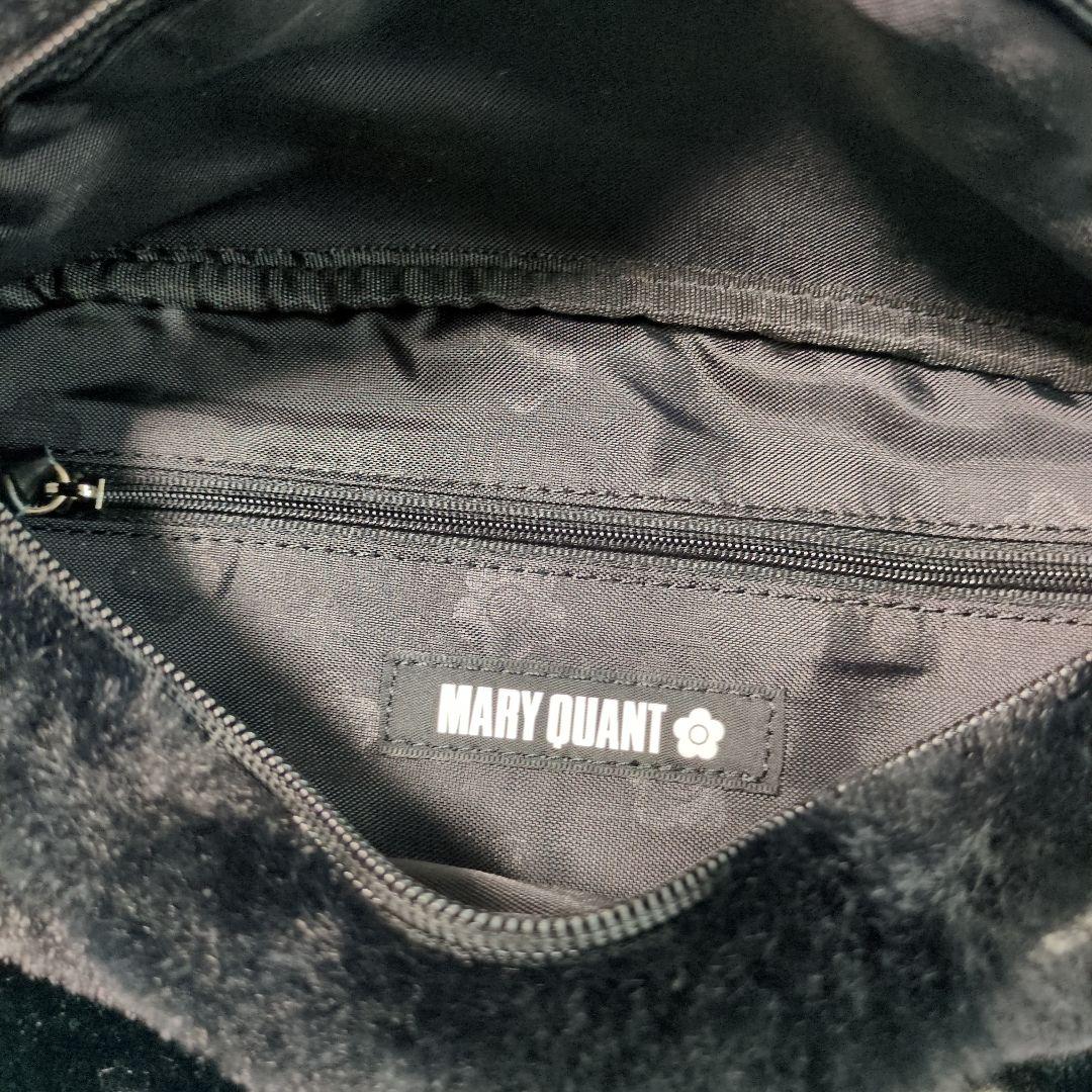MARY QUANT （新品）ファー ボディバッグ 黒