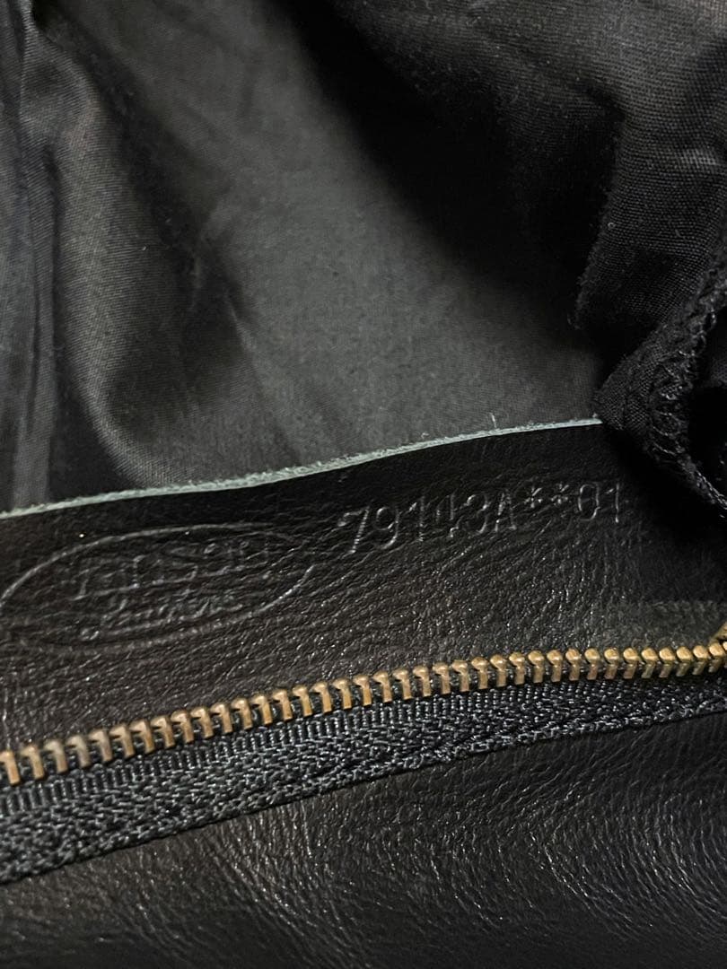 美品 vanson レザーパンツ W36 USA製 ブラック 本革 牛革