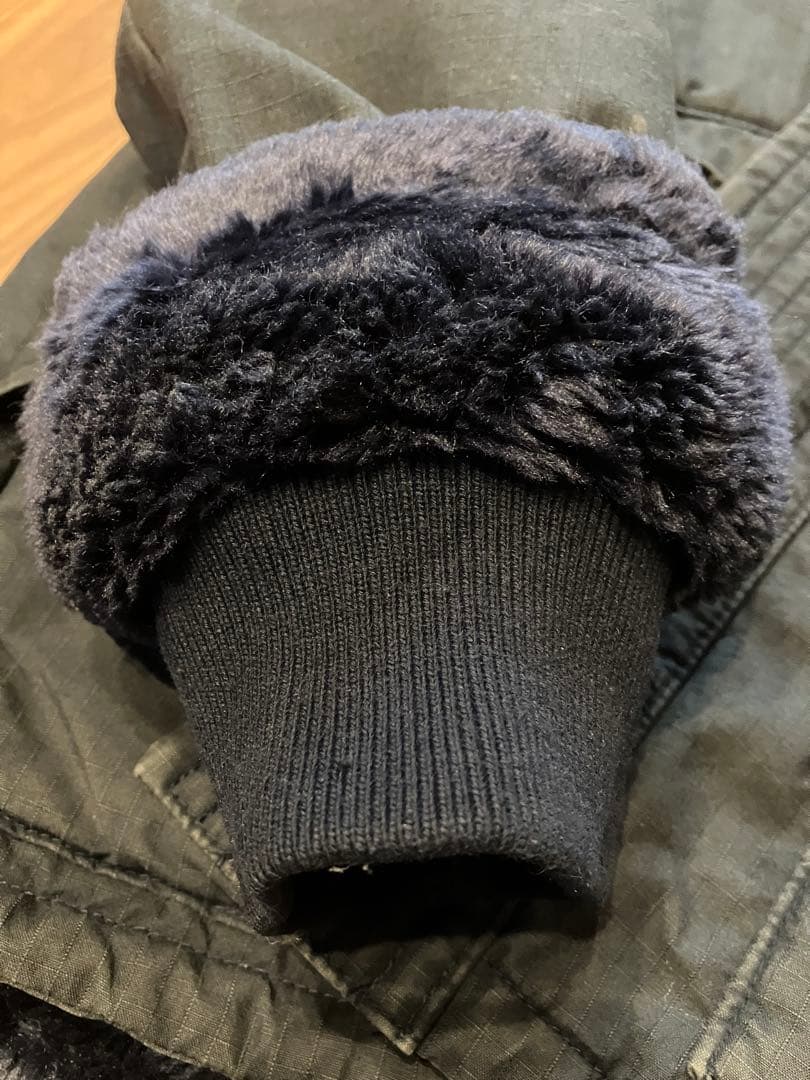 nonnative ノンネイティブ　ミリタリーボアジャケット　モッズコート　紺色