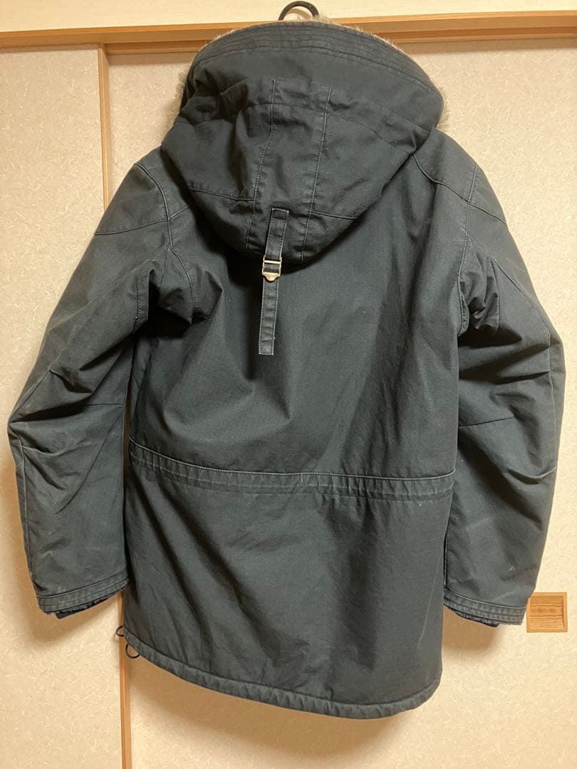 nonnative ノンネイティブ　ミリタリーボアジャケット　モッズコート　紺色