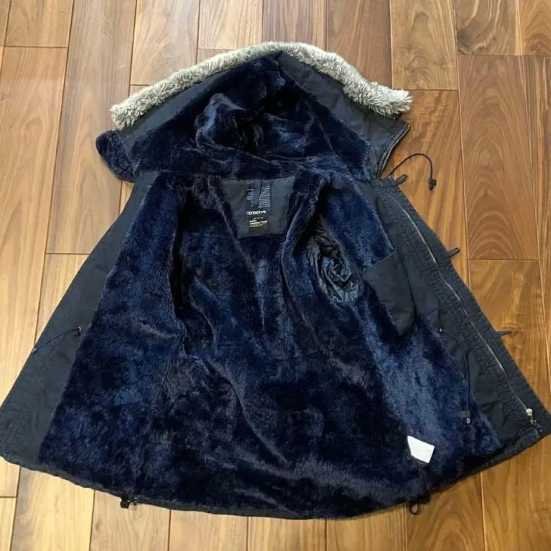 nonnative ノンネイティブ　ミリタリーボアジャケット　モッズコート　紺色
