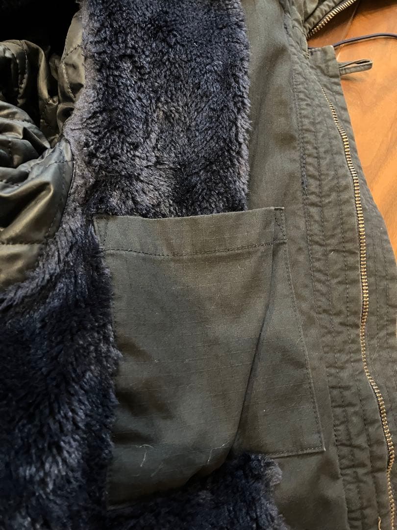 nonnative ノンネイティブ　ミリタリーボアジャケット　モッズコート　紺色