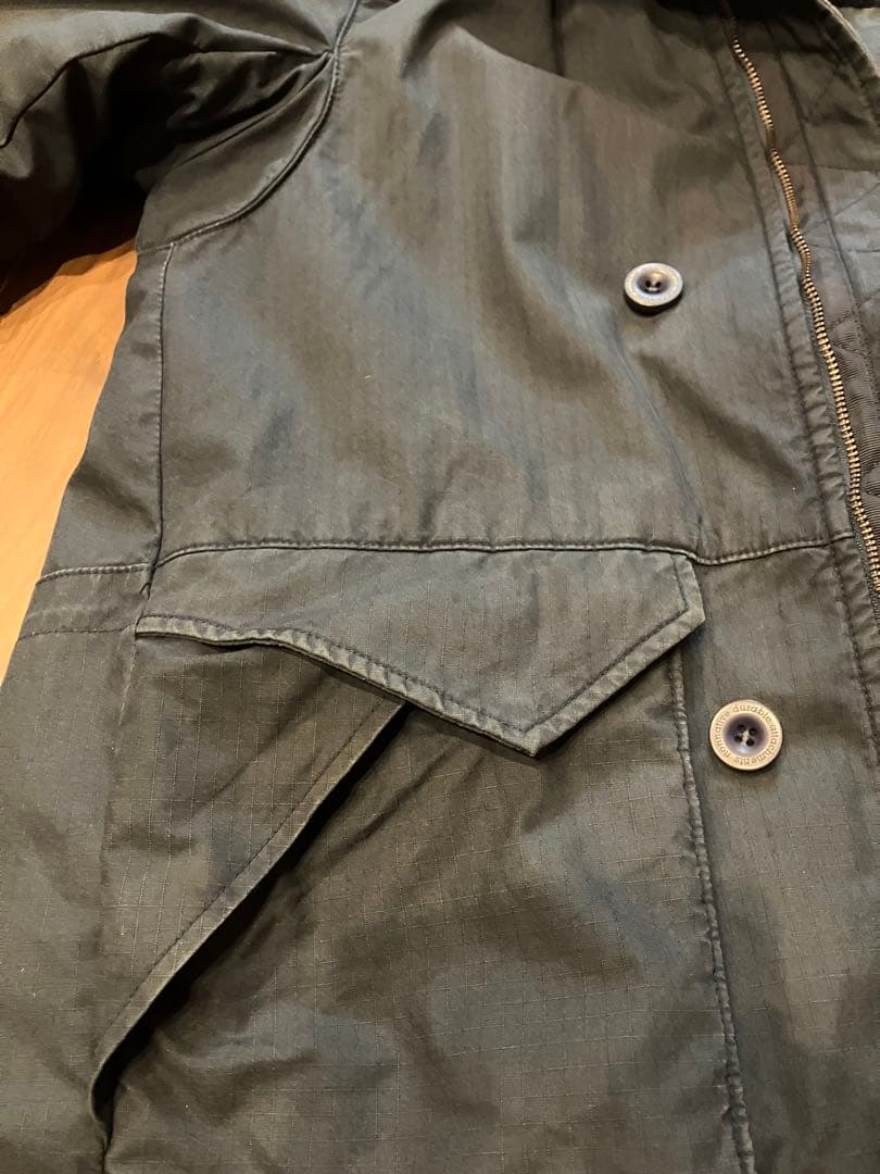 nonnative ノンネイティブ　ミリタリーボアジャケット　モッズコート　紺色