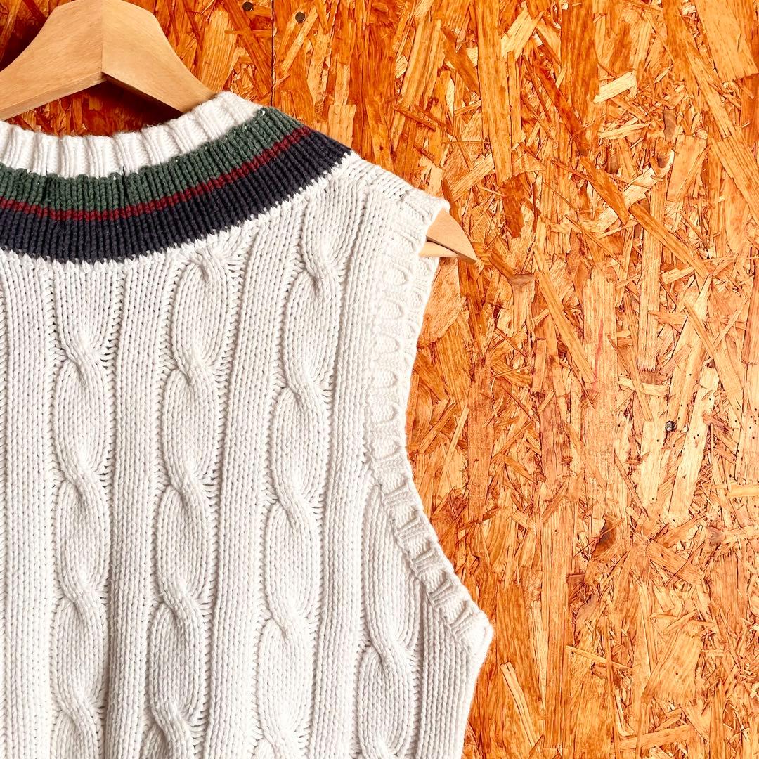 90s Ralph Lauren チルデンニット コットンニット ベスト レア