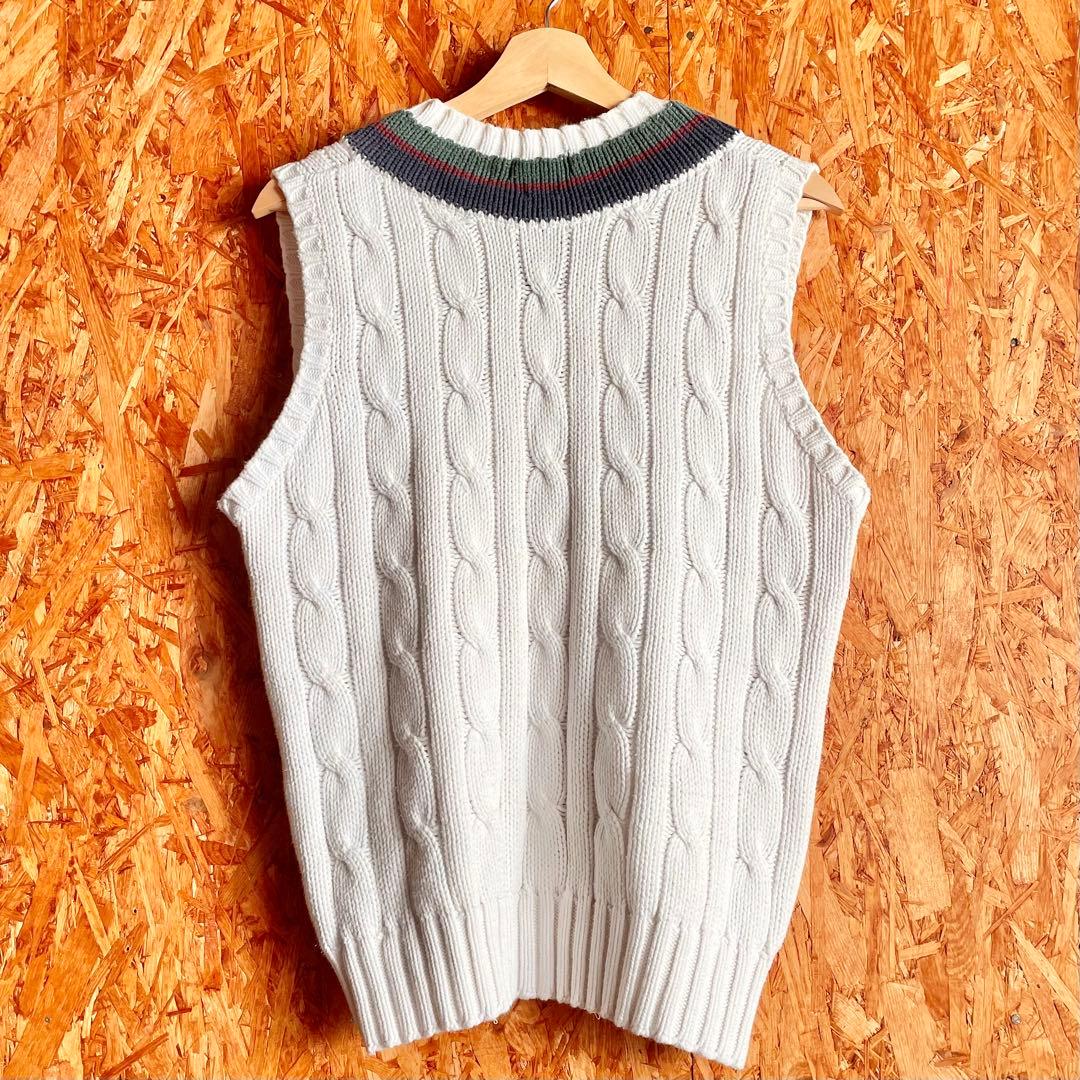 90s Ralph Lauren チルデンニット コットンニット ベスト レア