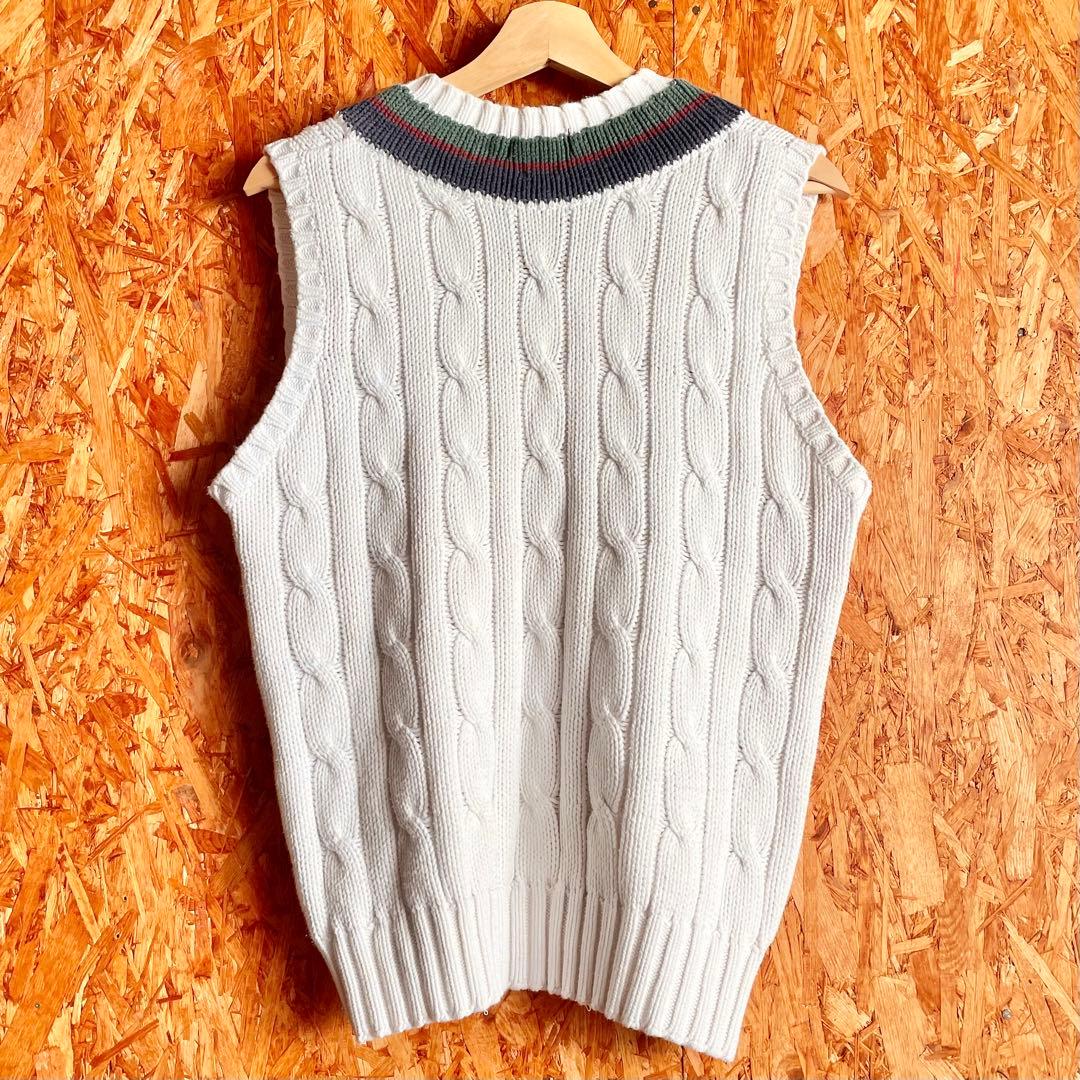 90s Ralph Lauren チルデンニット コットンニット ベスト レア
