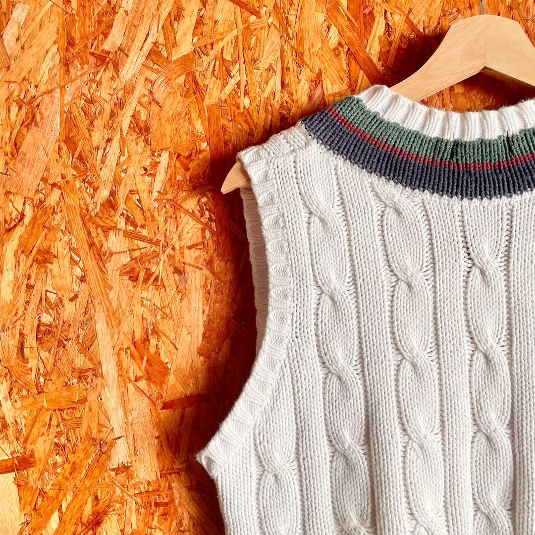 90s Ralph Lauren チルデンニット コットンニット ベスト レア