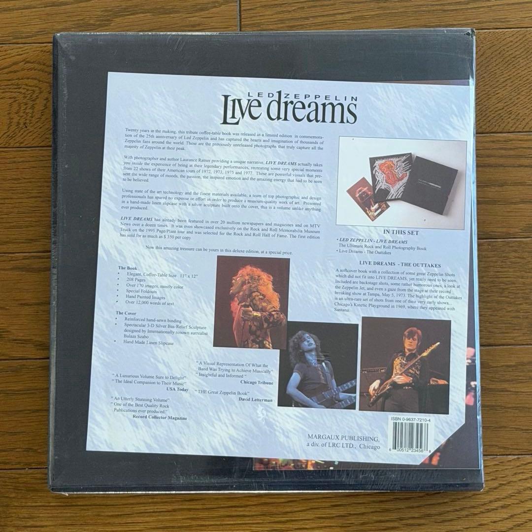 Led Zeppelin - 写真集 初回版 Live Dreams 未開封