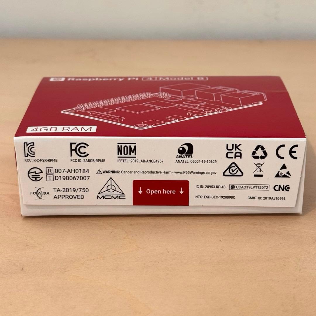 新品未開封　Raspberry Pi 4 Model B 4GB RAM