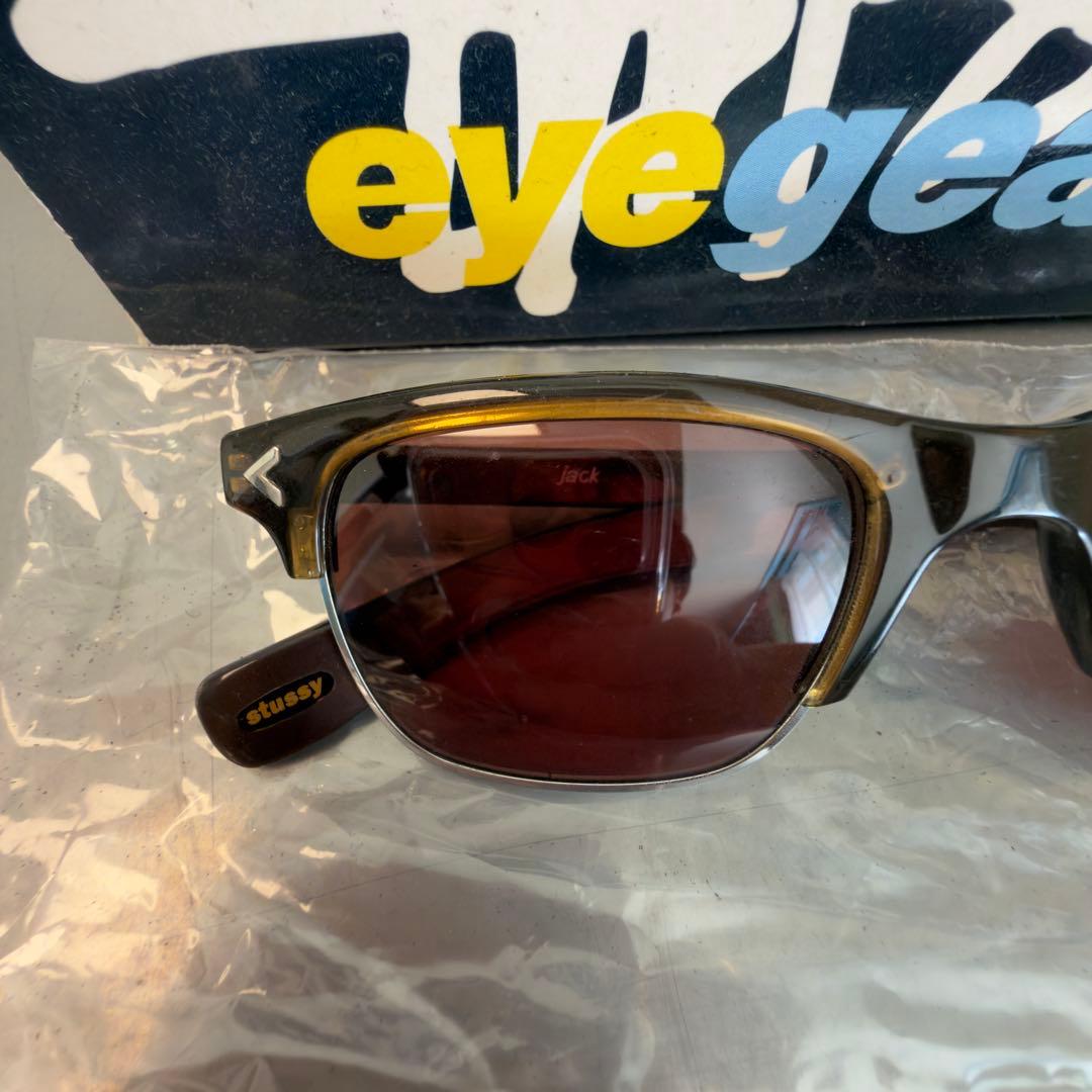 90s デッドストック stussy eye gearサングラス ステューシー