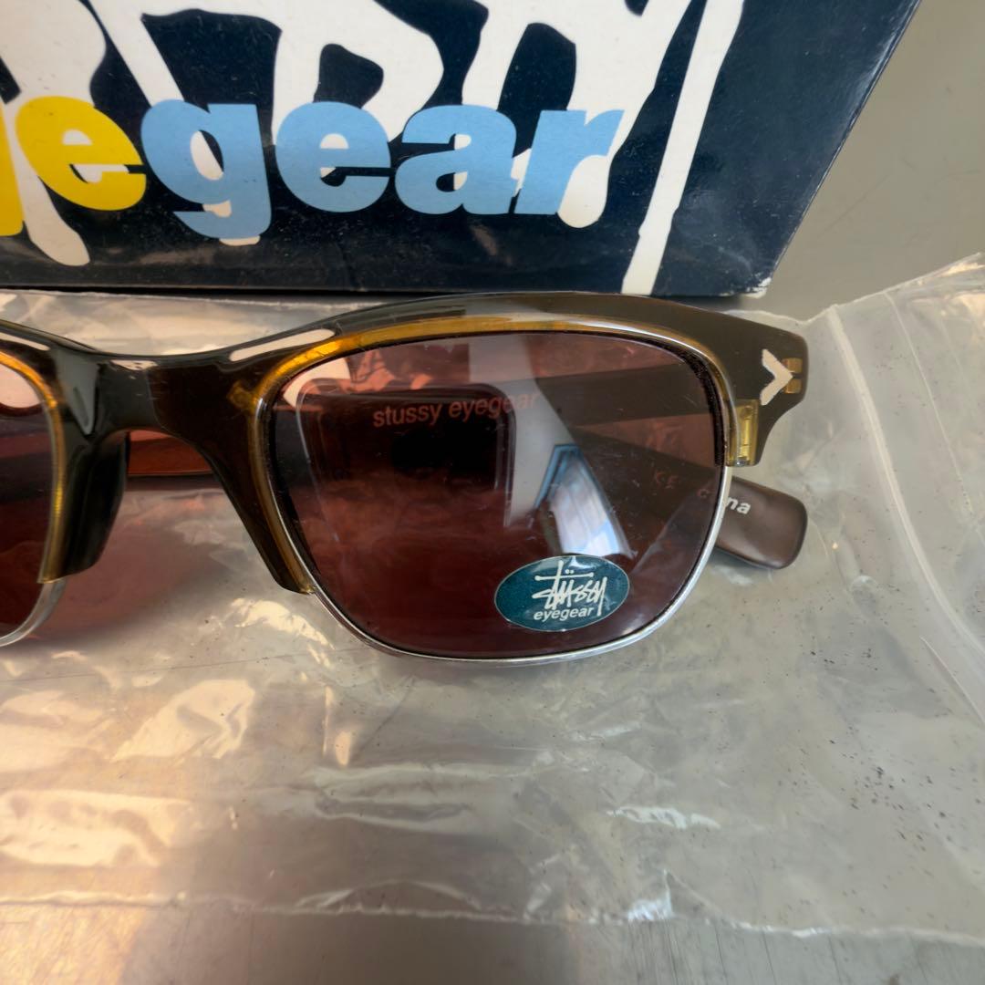 90s デッドストック stussy eye gearサングラス ステューシー