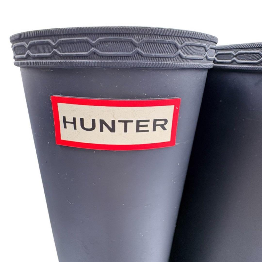 HUNTER レインブーツ トールWFT1001RMA 黒 UK4 ベルト
