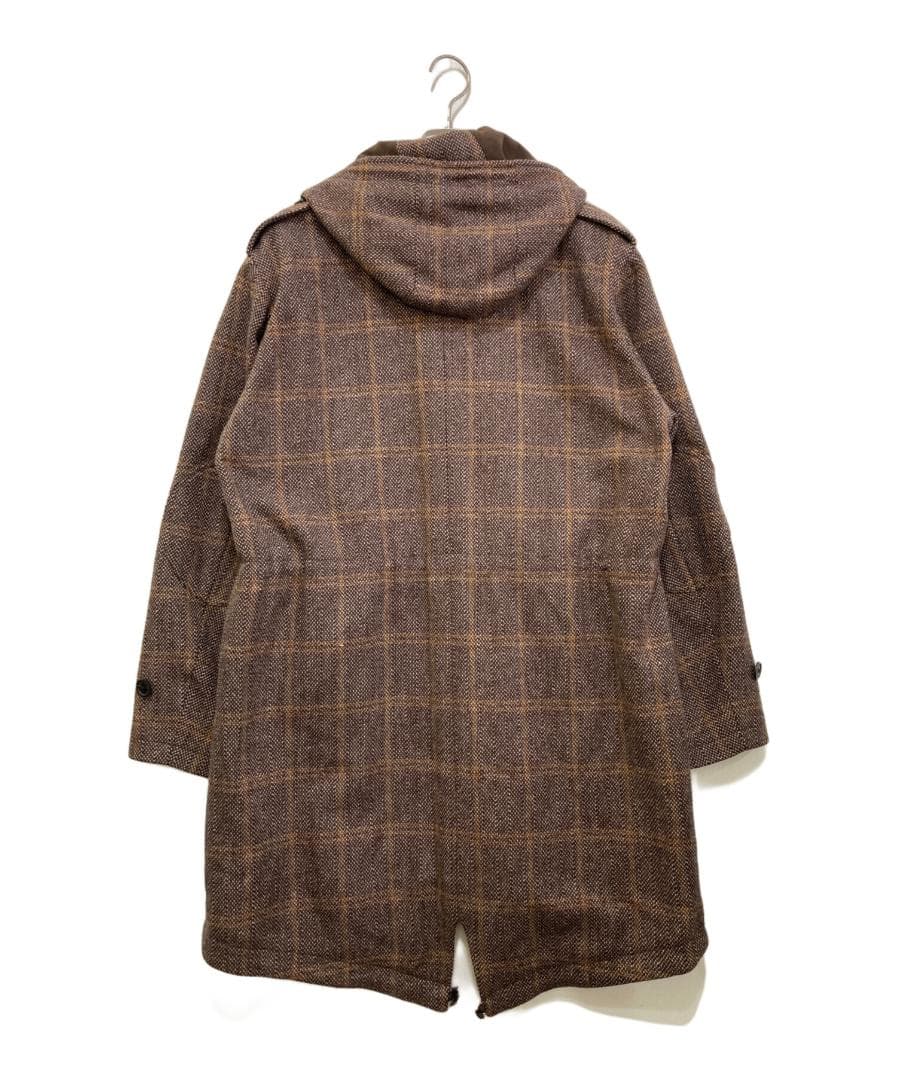 LARDINI ラルディーニ ヘリンボーン フーデッドコート サイズ：48
