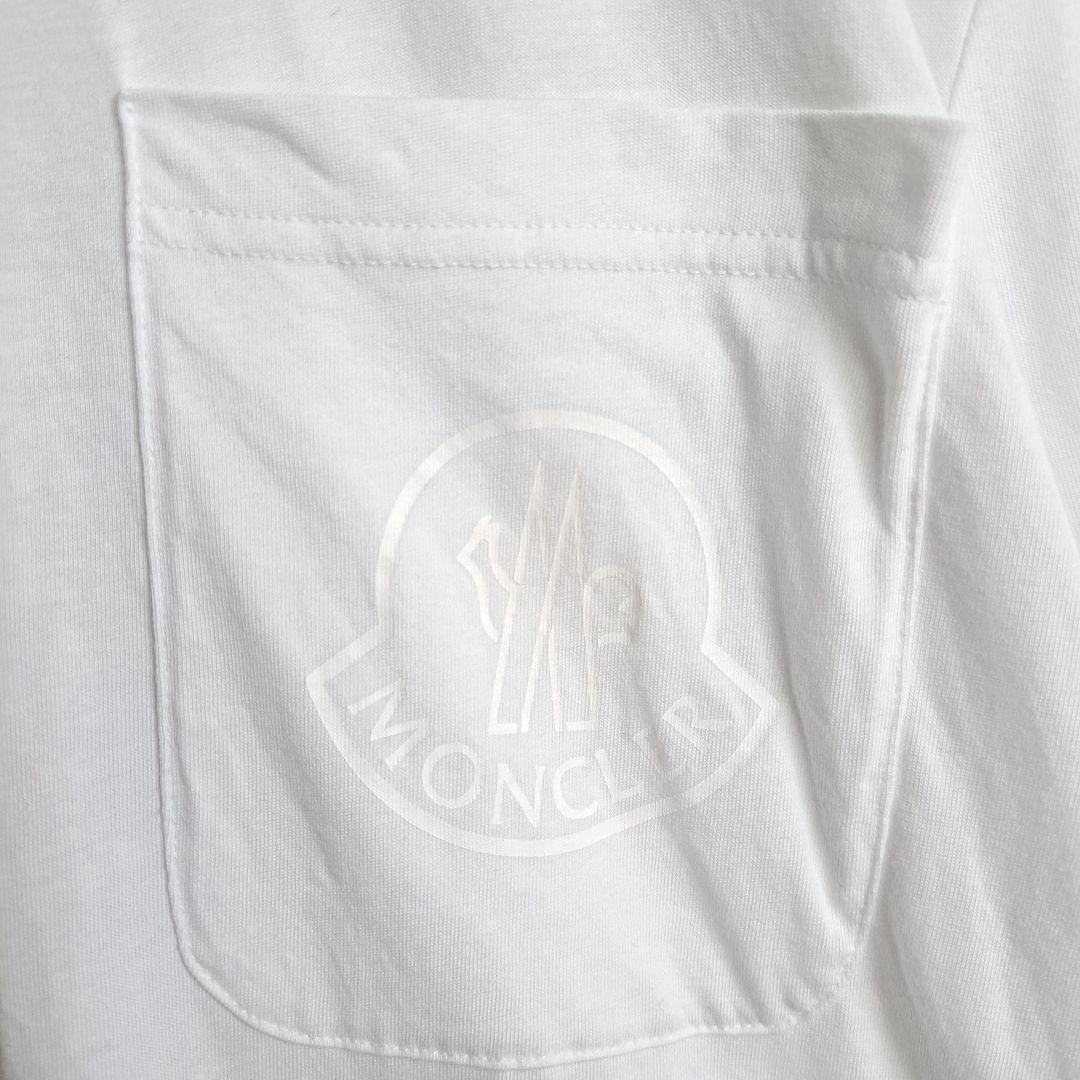 モンクレール ロゴ ポケット M Tシャツ トリコロール ロゴT ポケット