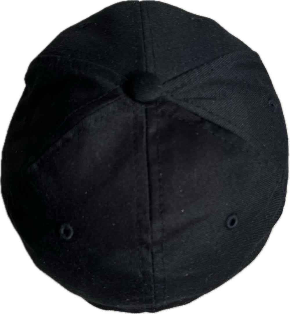 “Black Cap” old stussy 刺繍ロゴ 6パネルキャップ 黒