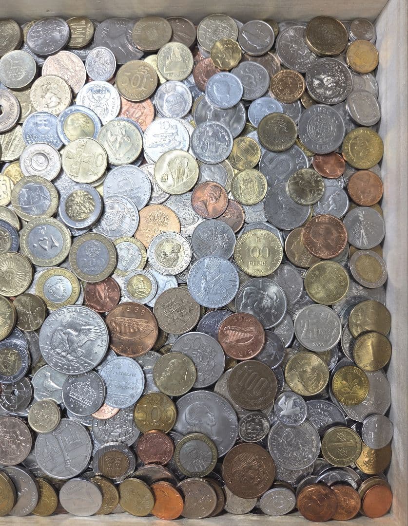 確認用　古銭　外国　　海外　外貨　旧硬貨　近代貨幣　まとめ　銅貨　銭