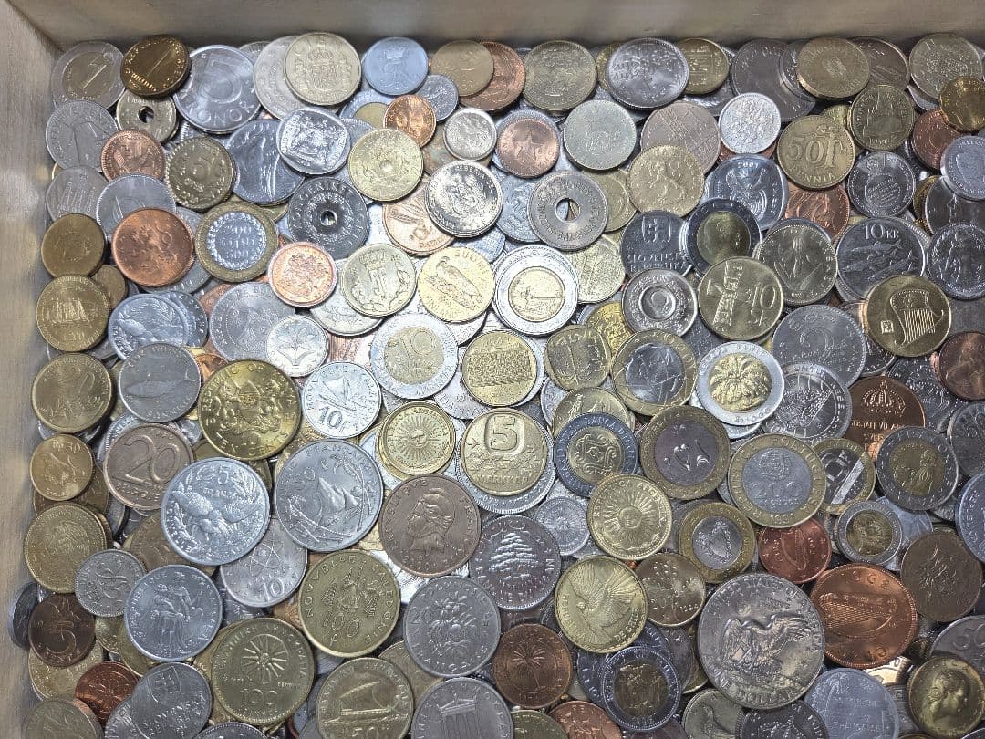 確認用　古銭　外国　　海外　外貨　旧硬貨　近代貨幣　まとめ　銅貨　銭
